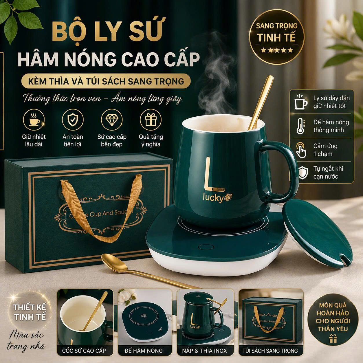 LY HÂM NÓNG- CỐC CHƯNG YẾN QUÀ TẶNG