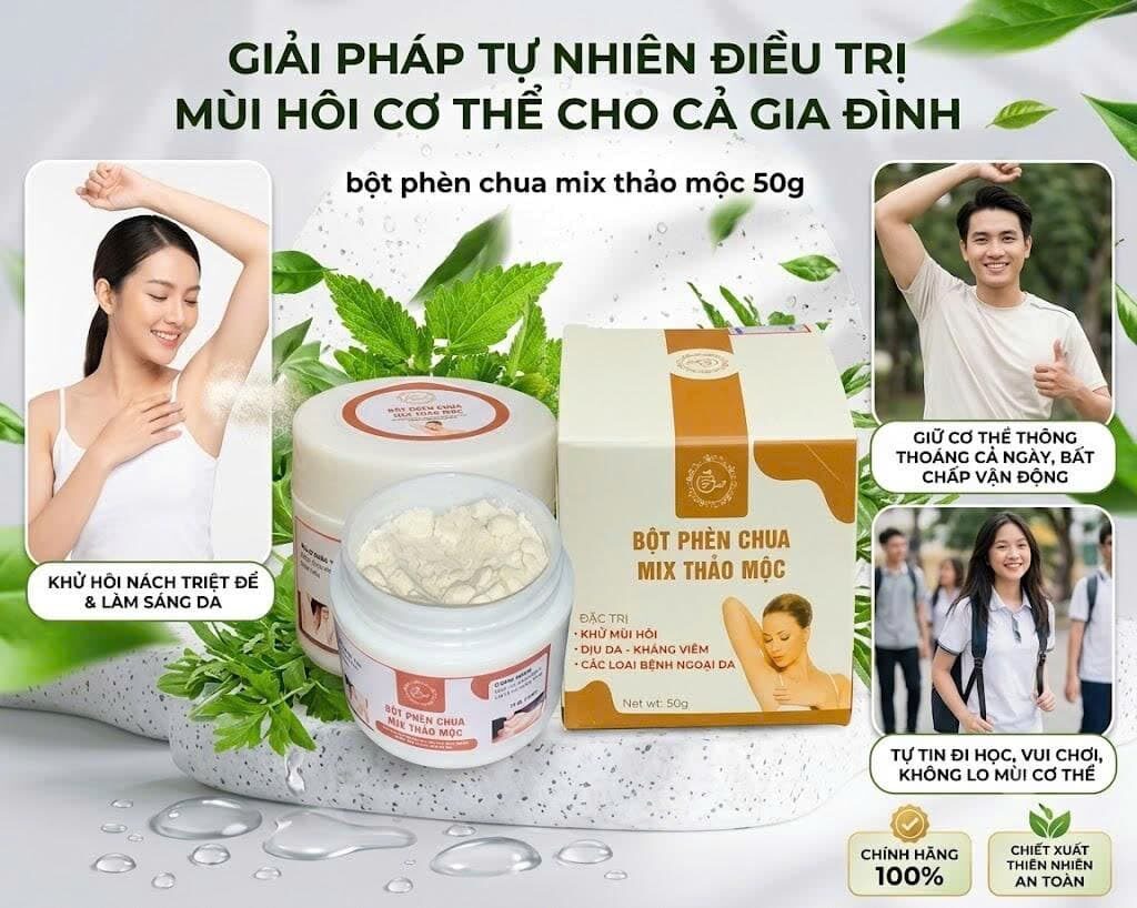 BỘT PHÈN CHUA THẢO MỘC 50G