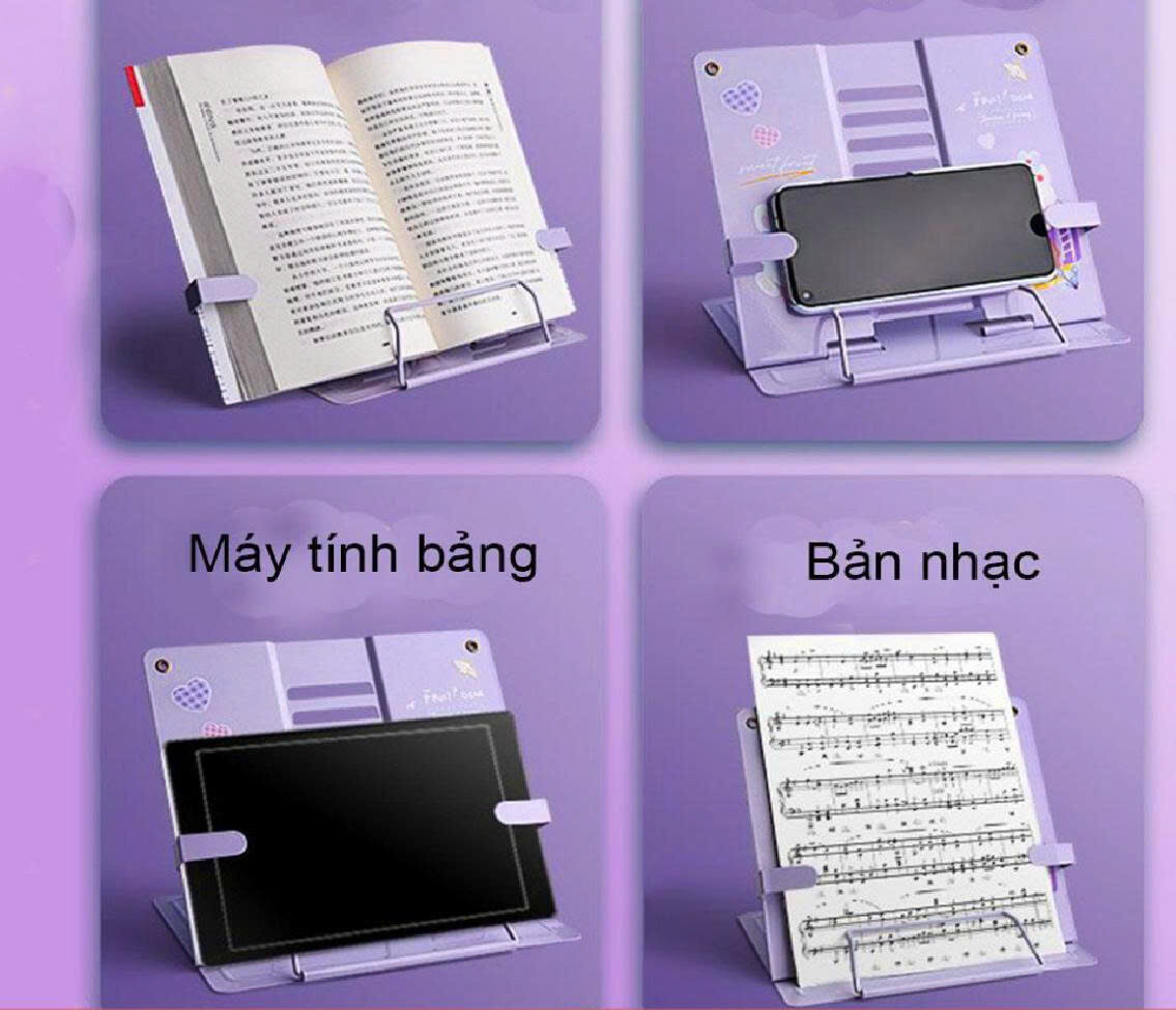GIÁ ĐỠ KẸP SÁCH CỐ ĐỊNH CHO BÉ CHỐNG CẬN 2 GIÁ ĐỠ KẸP SÁCH CỐ ĐỊNH CHO BÉ CHỐNG CẬN - Ảnh 2