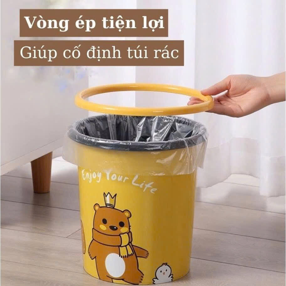 SỌT RÁC VĂN PHÒNG VỊT VÀNG 10L 5 SỌT RÁC VĂN PHÒNG VỊT VÀNG 10L - Ảnh 5