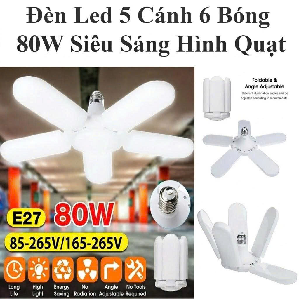 ĐÈN LED 5 CÁNH DÀI SIÊU SÁNG 80W 6 z8015594784025 4592b1a495246778785ce153a51b8163 77