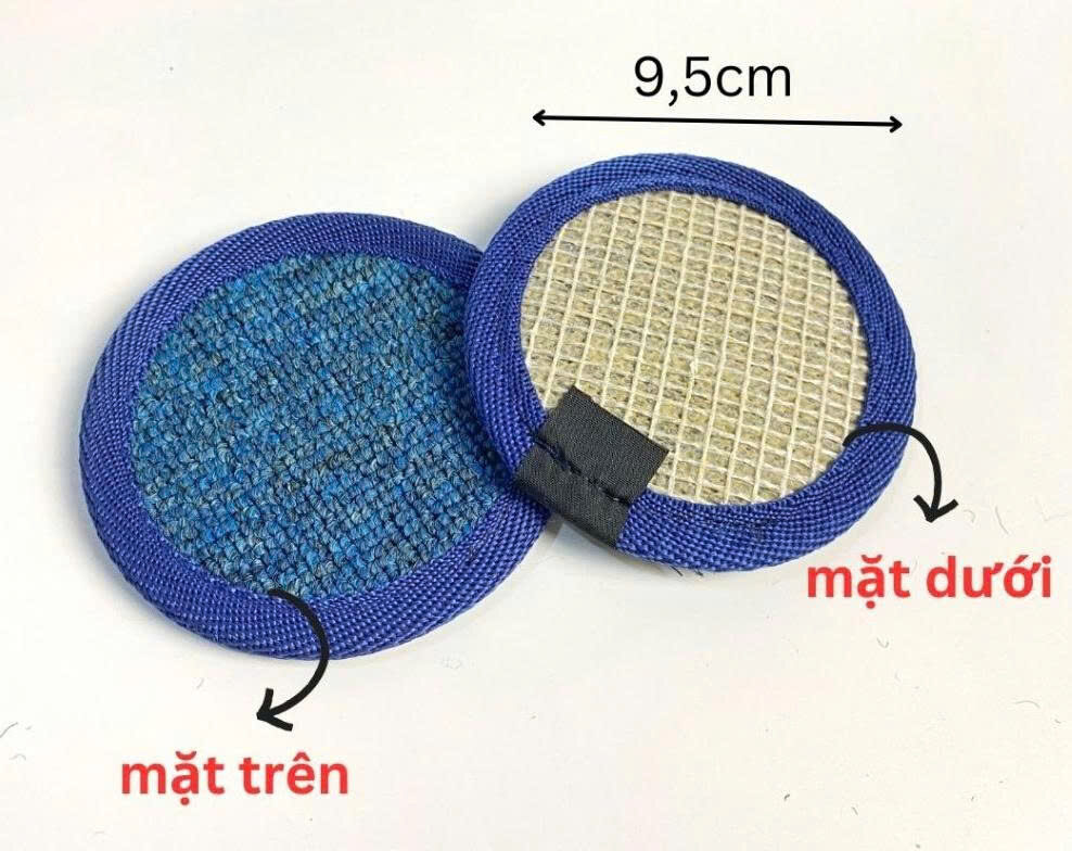 MIẾNG LÓT LY MAY VIỀN 10CM 3 MIẾNG LÓT LY MAY VIỀN 10CM - Ảnh 3